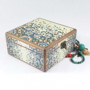 DECORATIVE STORAGE BOX LATTICE FLOWER