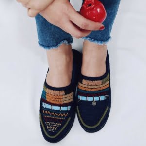 Dark Blue Giveh Shoes