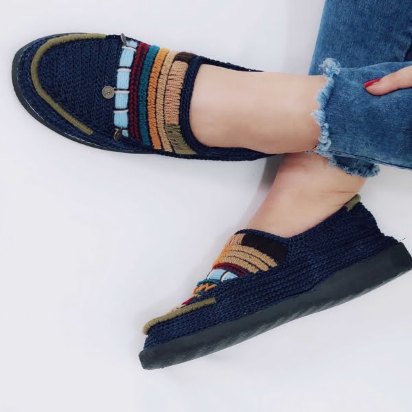 Dark Blue Giveh Shoes