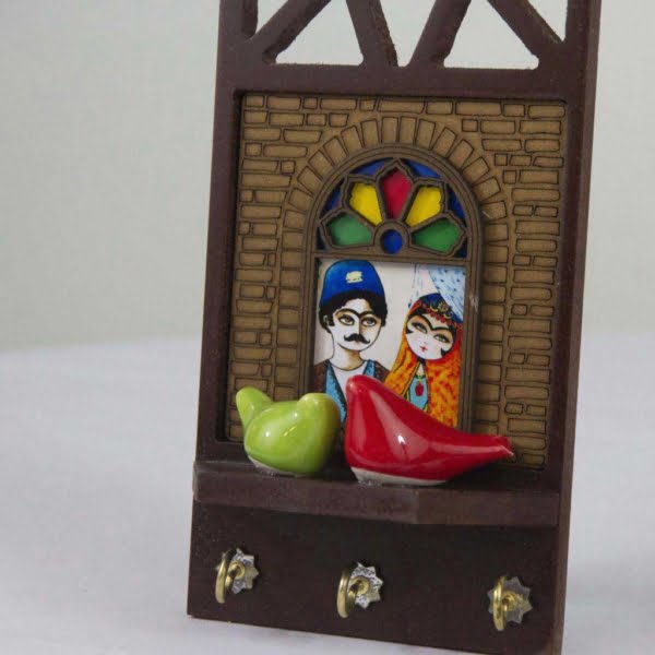 Woman & Man Decorative Wooden Wall Art