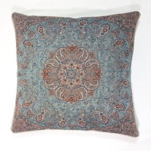 ELEGANT GREEN TERMEH CUSHION -Persis Collection