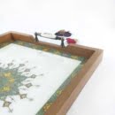 ESLIMI WHITE WOODEN TRAY