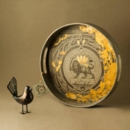 Gold lion and sun tray-Persis Collection