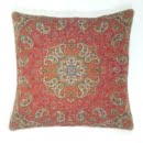 Elegant silk Red Termeh cushion-Persis Collection-2
