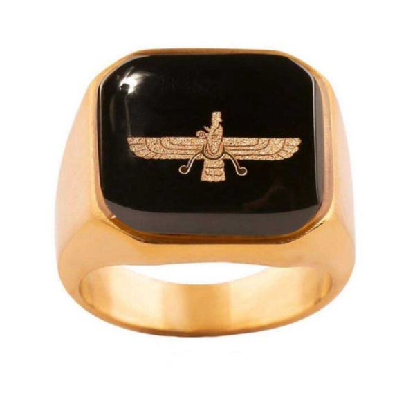 24k Gold Farvahar Ring