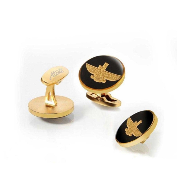 24k Gold Farvahar Pin Badge