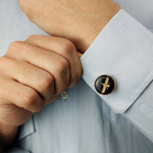 24k Gold Farvahar Cufflinks