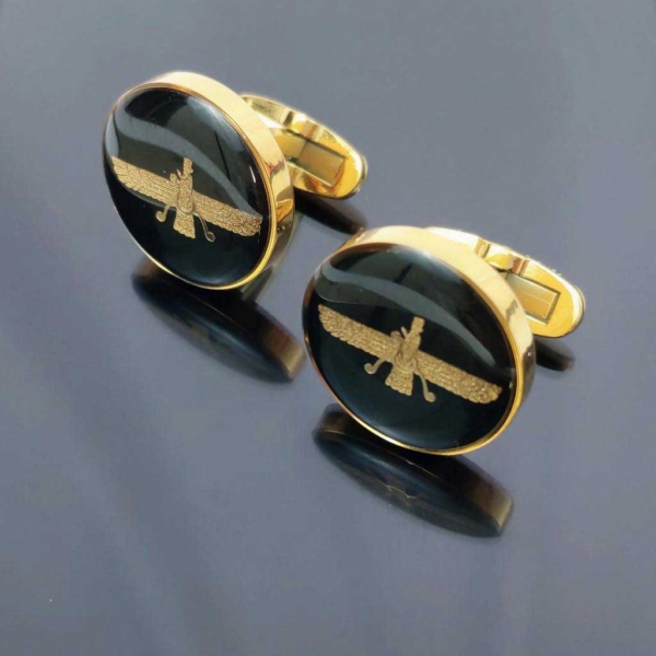 24k Gold Farvahar Cufflinks