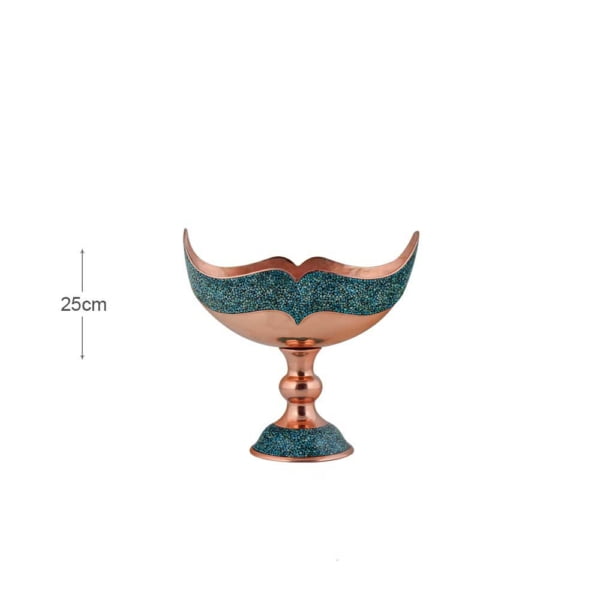 Firoozeh Koobi Turquoise on Copper Candy Dish 25cm
