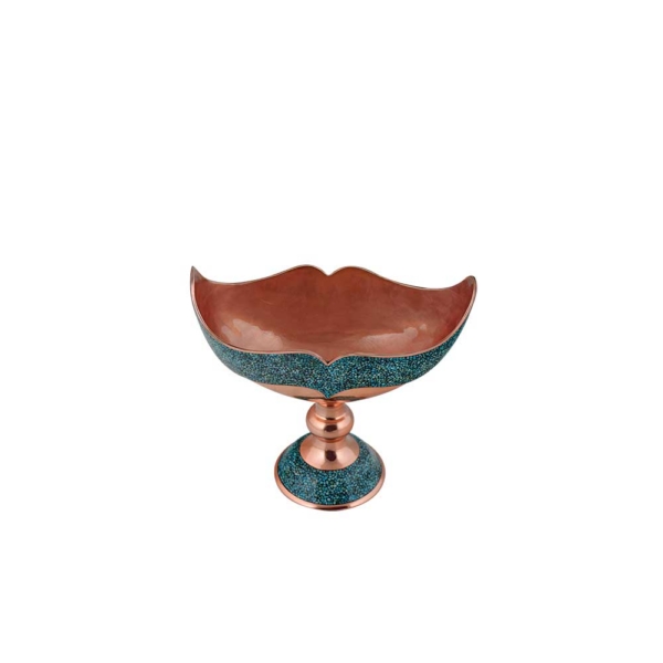 Firoozeh Koobi Turquoise on Copper Candy Dish 25cm