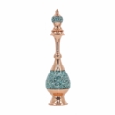 FIROOZEH KOOBI TURQUOISE ON COPPER DECANTER 29cm