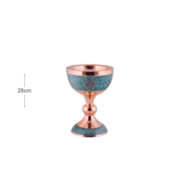 Firoozeh Koobi Turquoise on Copper Grail 28cm