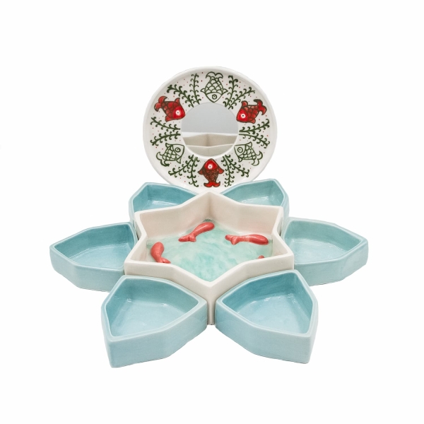 Fish Pool Bowl Haft Sin Set