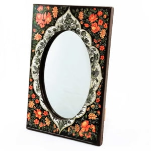 FLOWER & BIRD TABLE MIRROR
