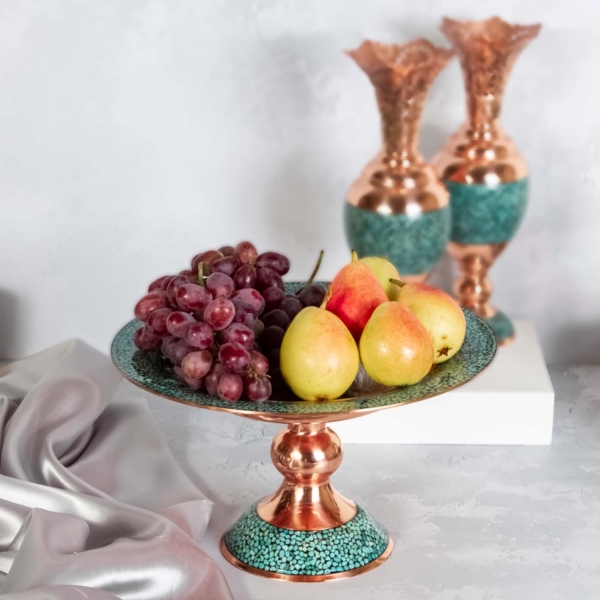 Firoozeh Koobi Turquoise on Copper Plater 30cm