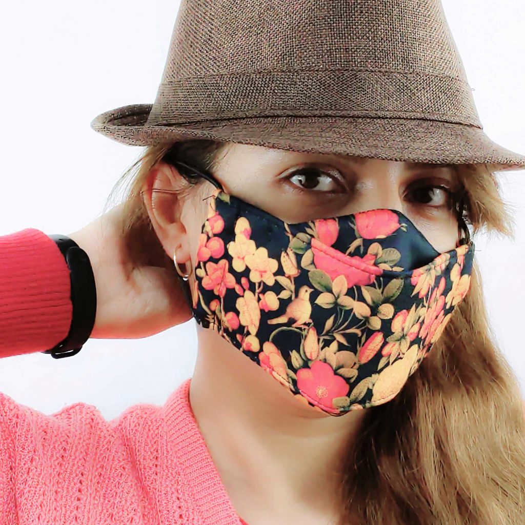 Flower & Chicken Masks (Face Mask)