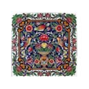 Flower and bird design puzzle tiles