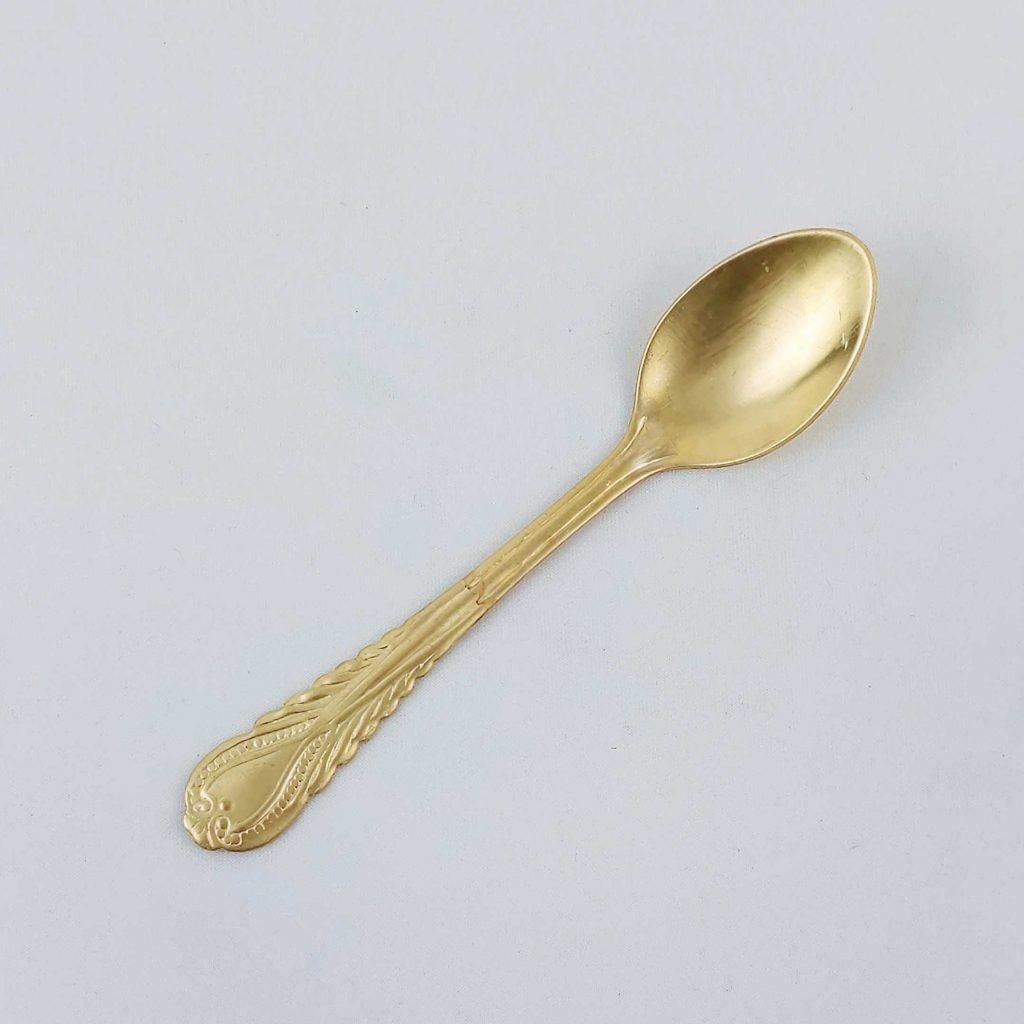 GHALAMZANI ON BRASS TEA SET FOR SIX PEOPLE