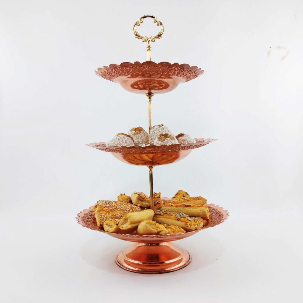 GHALAMZANI ON COPPER CANDY DISH