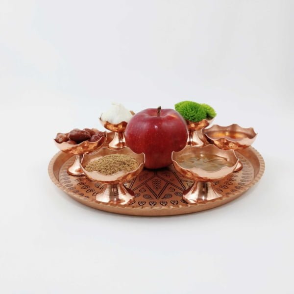 GHALAMZANI ON COPPER HAFT SIN SET