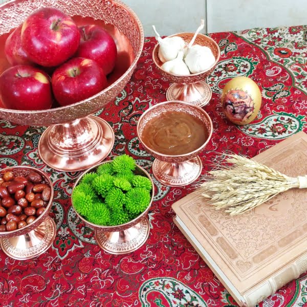 Ghalamzani on Copper Haft Sin Set