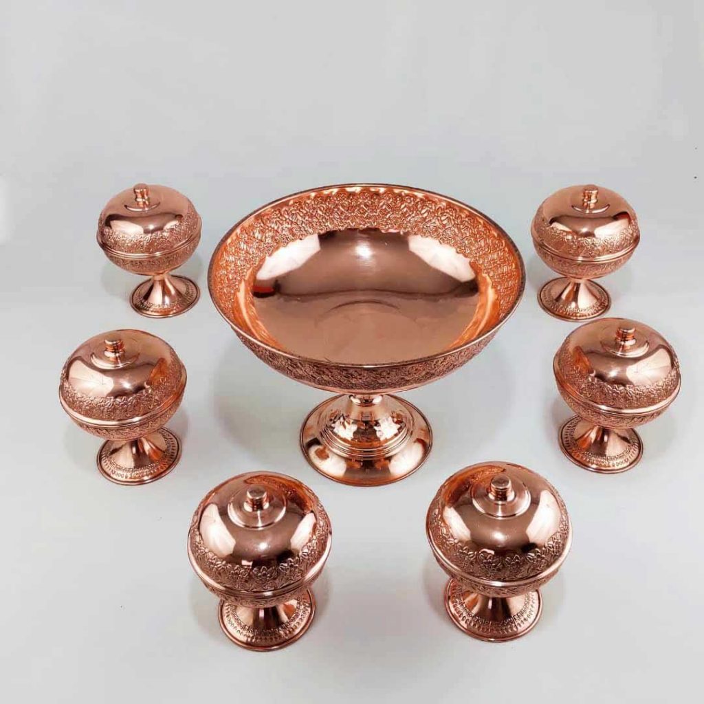 GHALAMZANI ON COPPER HAFT SIN SET