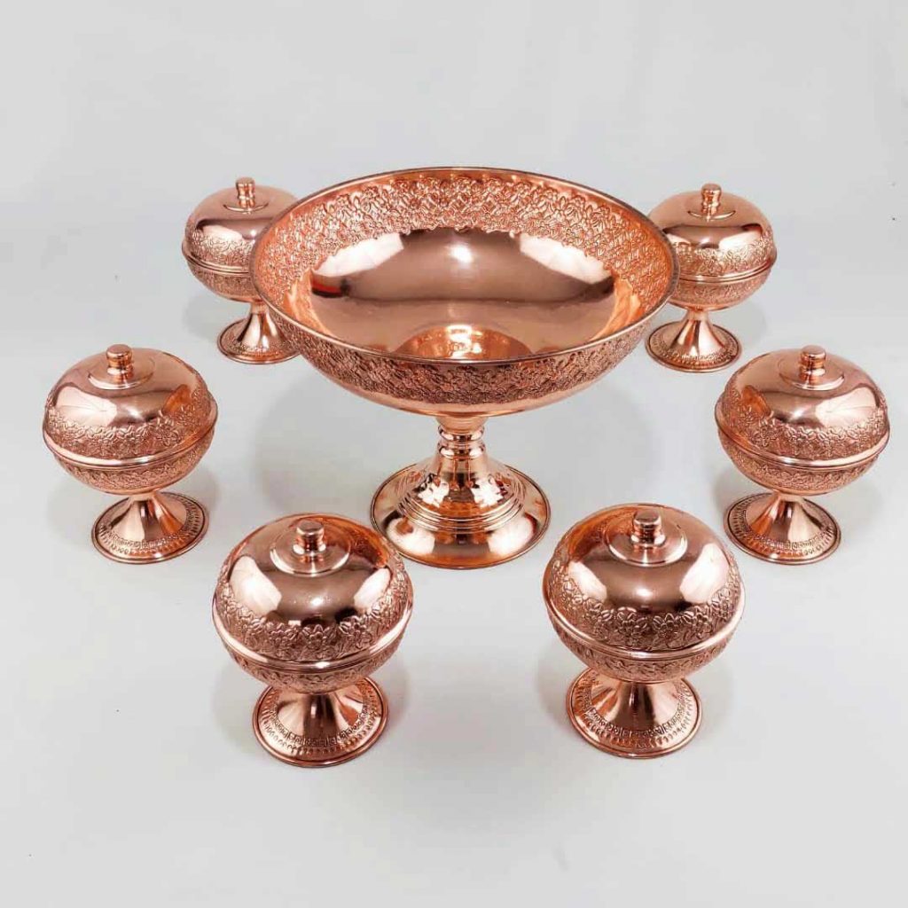 GHALAMZANI ON COPPER HAFT SIN SET