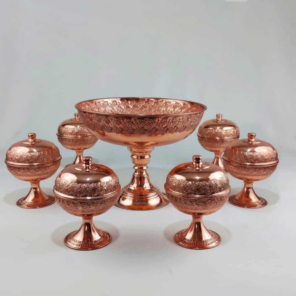 Ghalamzani on Copper Small Candy Dish