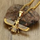 Gold-Farvahr-Ahura-Mazda-Zoroastrian-Farvahar-Wing-Necklace-Pendant-Persis-Collection-2