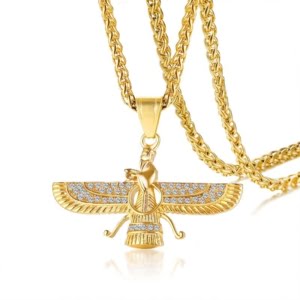 Gold-Farvahr-Ahura-Mazda-Zoroastrian-Farvahar-Wing-Necklace-Pendant-Persis-Collection