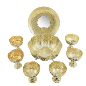 Golden Persian Ghalamzani Haft Sin Set