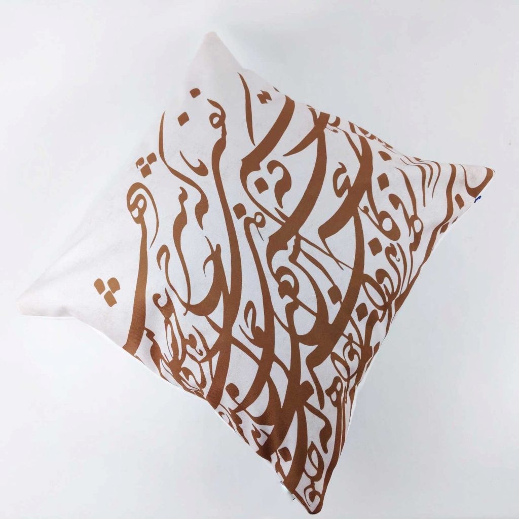 CALLIGRAPHY CUSHION COVER