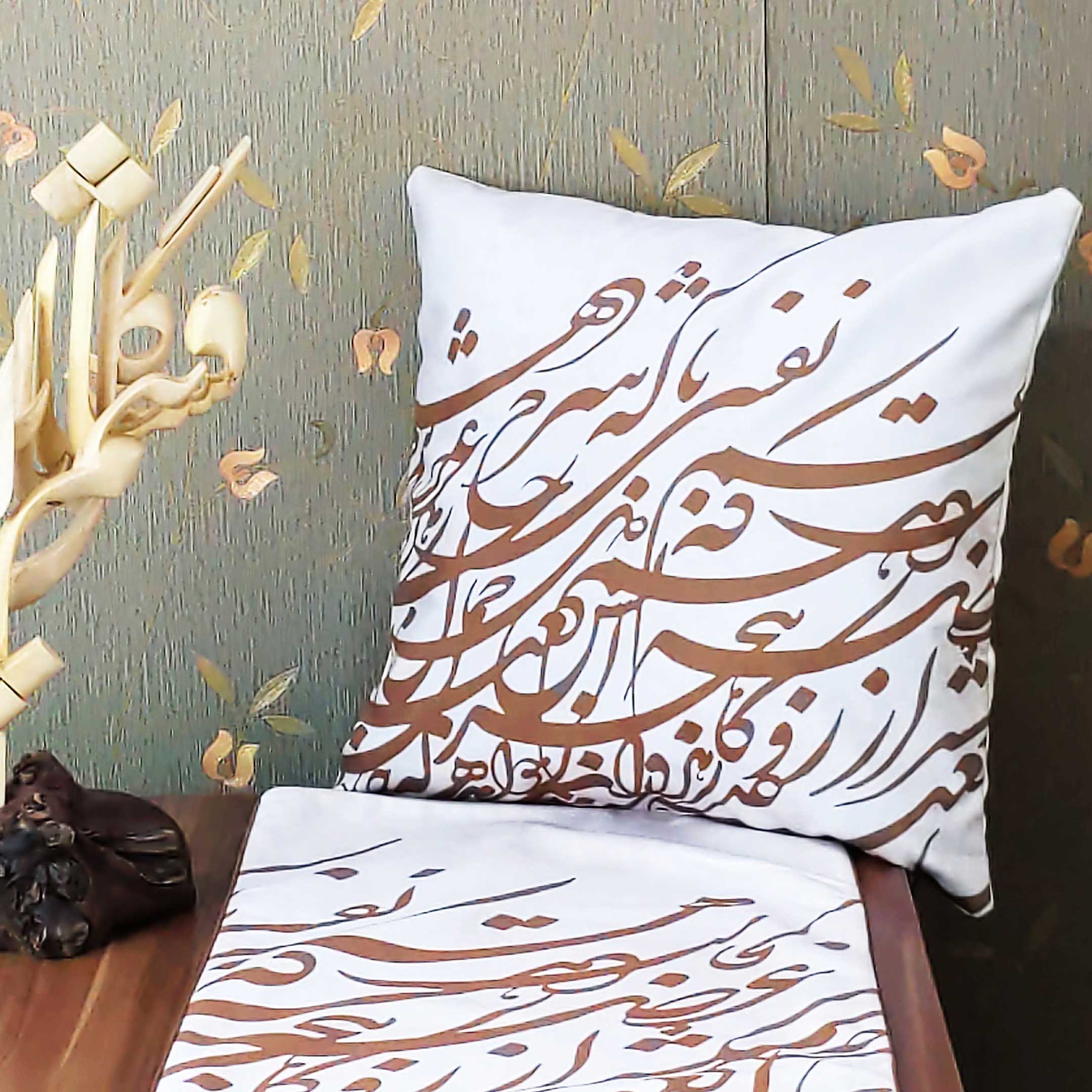 CALLIGRAPHY CUSHION COVER