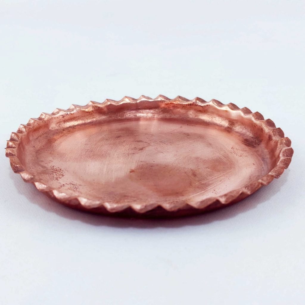 HAND ENGRAVED COPPER DISHES SET