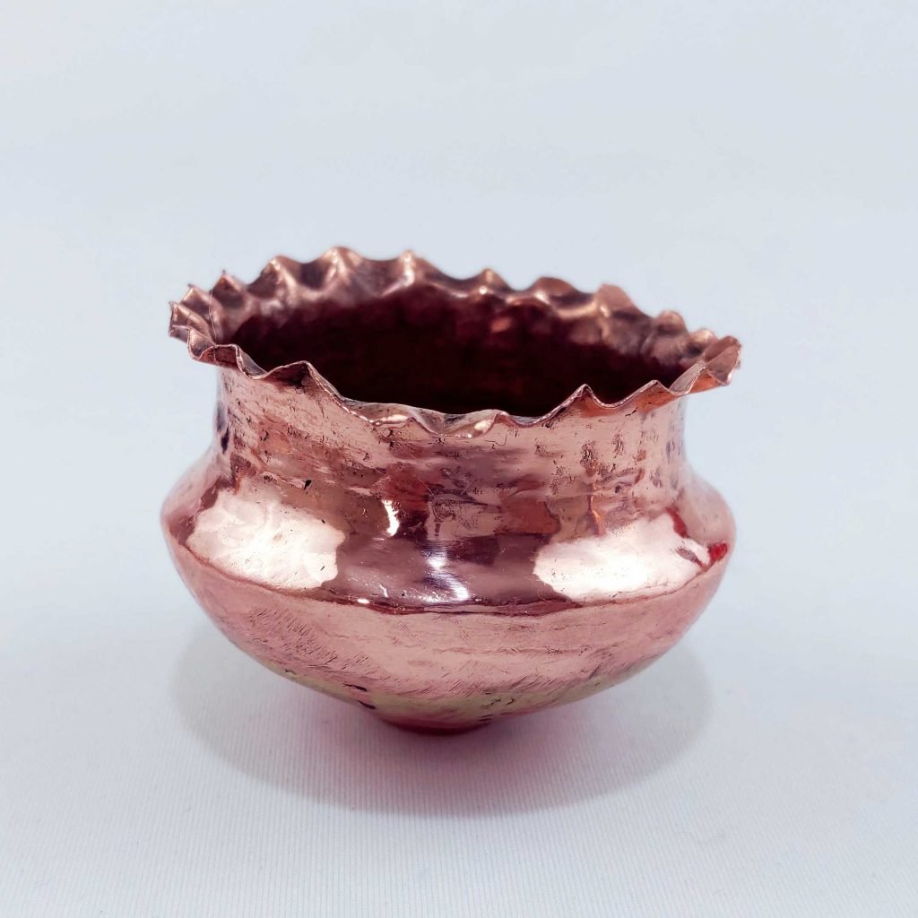 HAND ENGRAVED COPPER DISHES SET