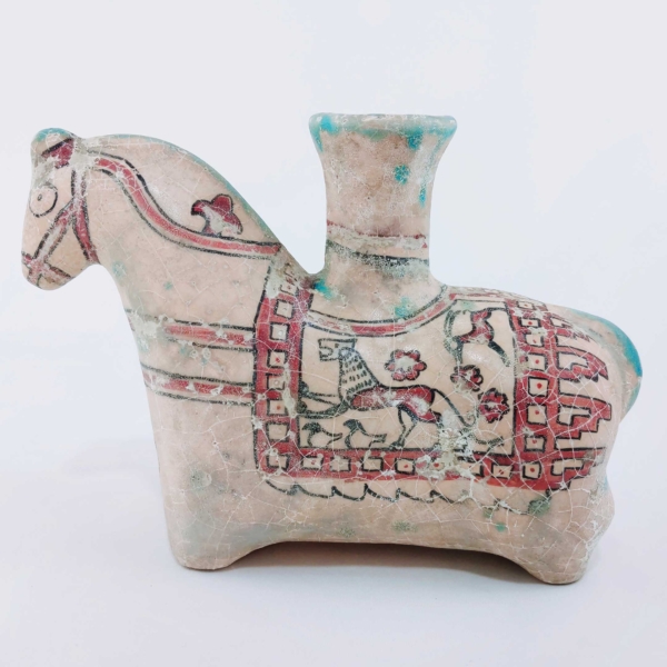 Horse Earthenware Jug