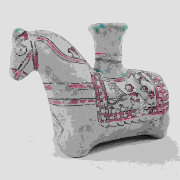 Horse Earthenware Jug