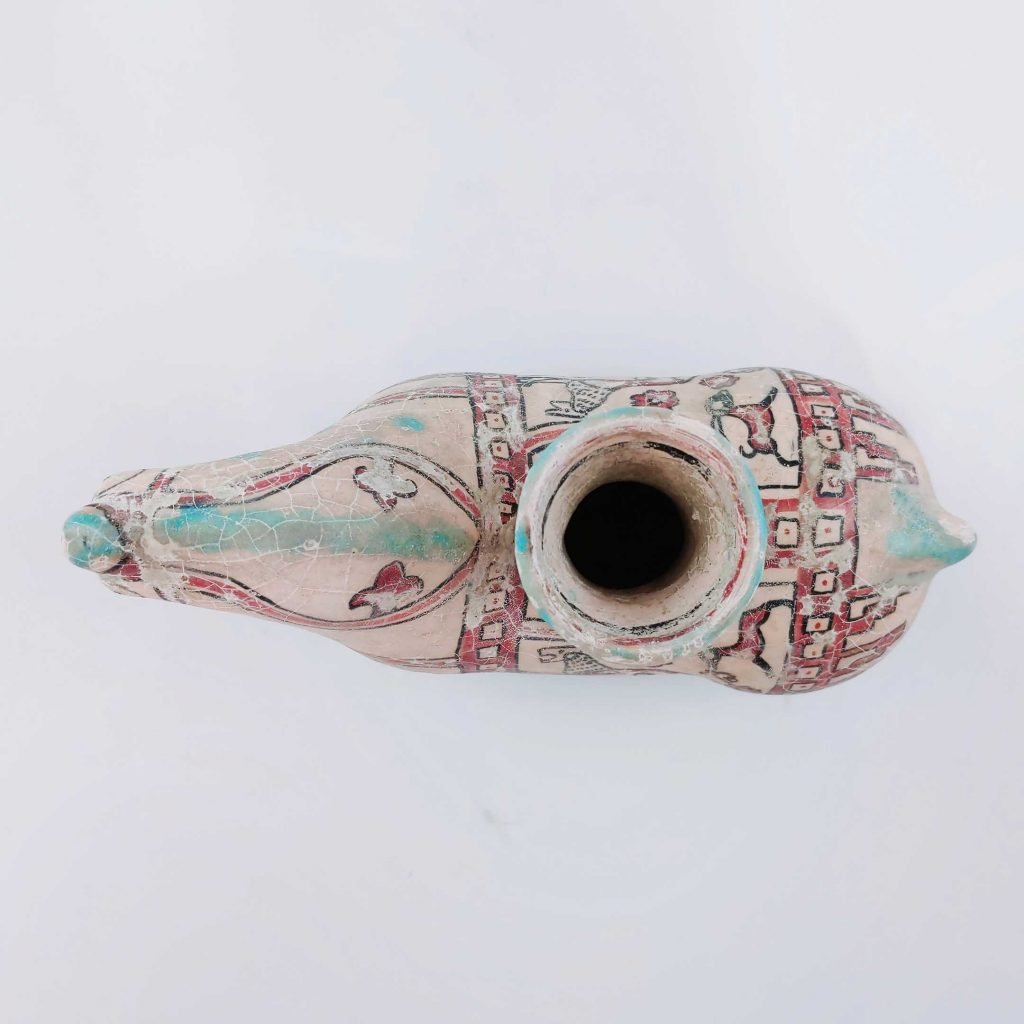 Horse-Shaped Earthenware Jug
