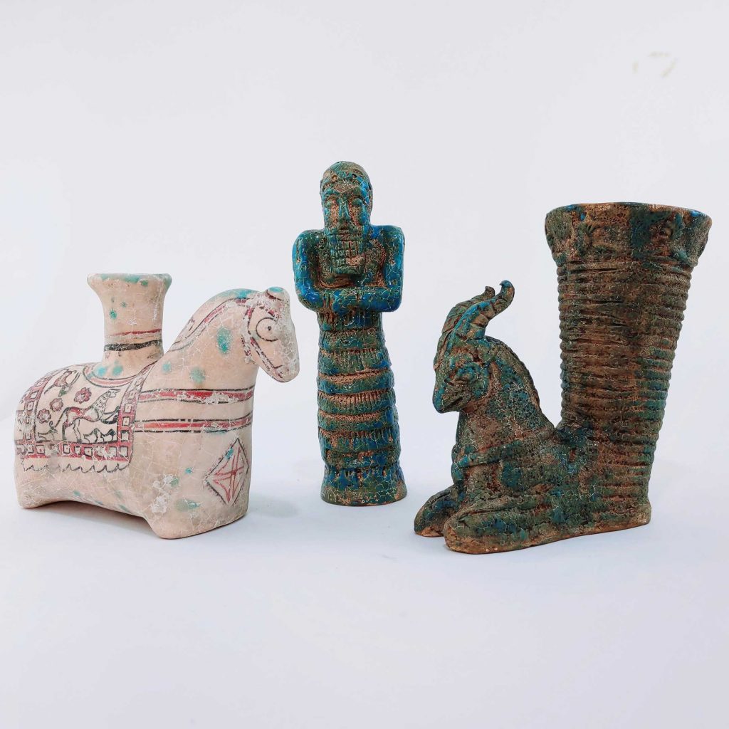 Horse-Shaped Earthenware Jug