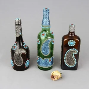 Hand Decorated Bottle
