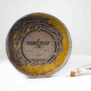 Gold Farvahar tray-Persis Collection