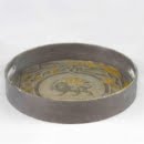 Gold lion and sun tray-Persis Collection