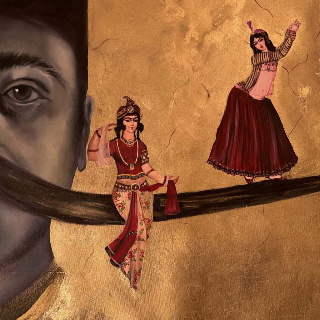 Oil Painting with Mixed Media Combination 60 x 80cm