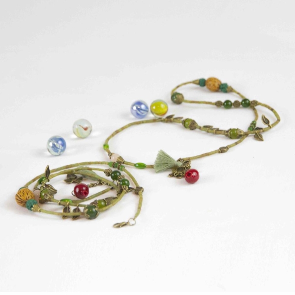 Jade Stone Yalda Bracelet Necklace