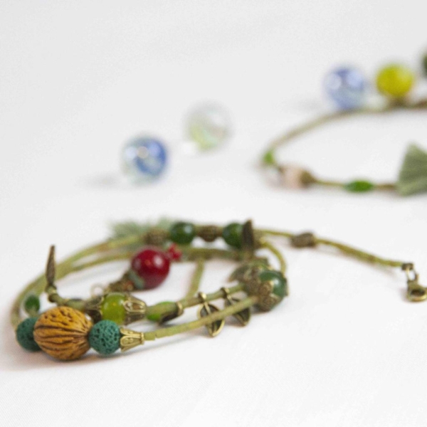 Jade Stone Yalda Bracelet Necklace