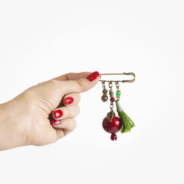 PERSIAN POMEGRANATE BROOCH