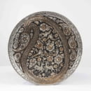 GHALAM ZANI FLOWER AND BIRD PLATE