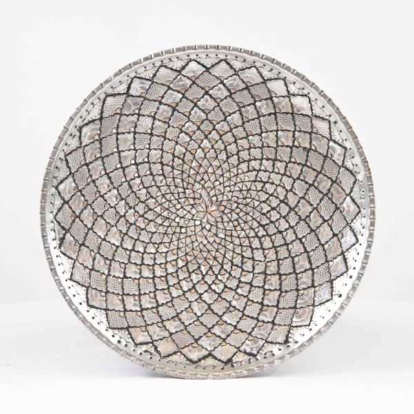 Ghalam Zani Rosette Plate 30cm