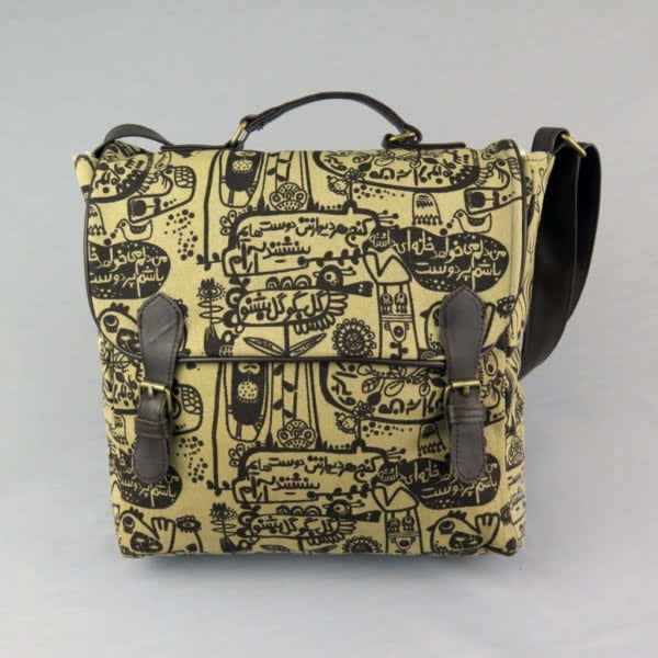Persian Writing Shoulder Bag