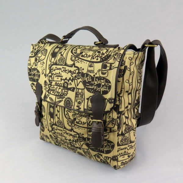 Persian Writing Shoulder Bag